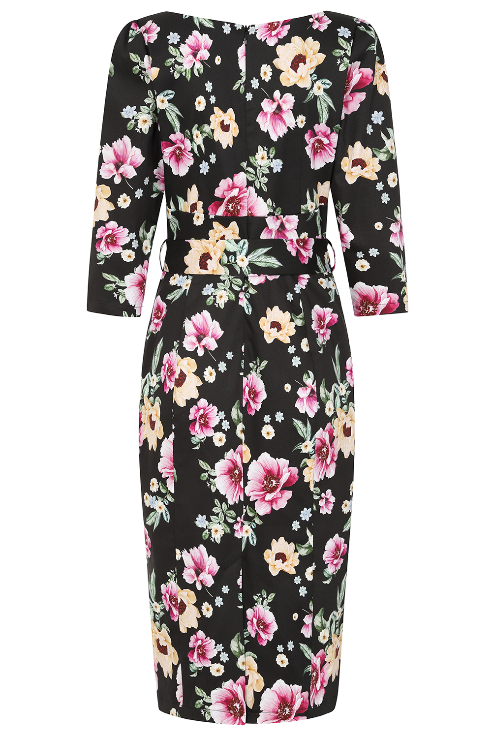 Emily Floral Wiggle Dress